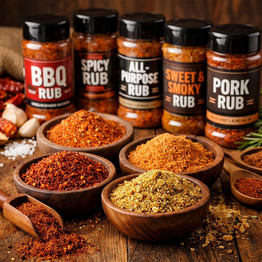 BBQ rubs and seasoning blends